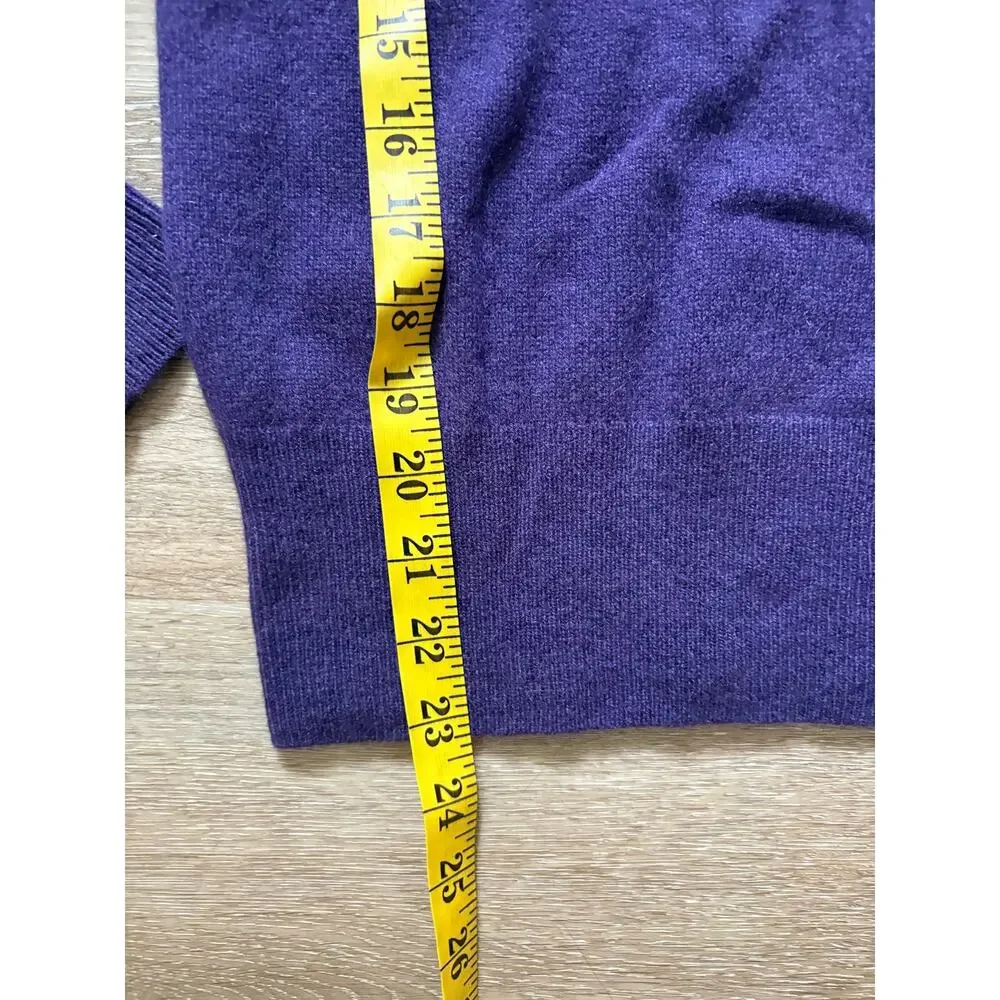 Halogen 100% Cashmere V-Neck Pullover Sweater
